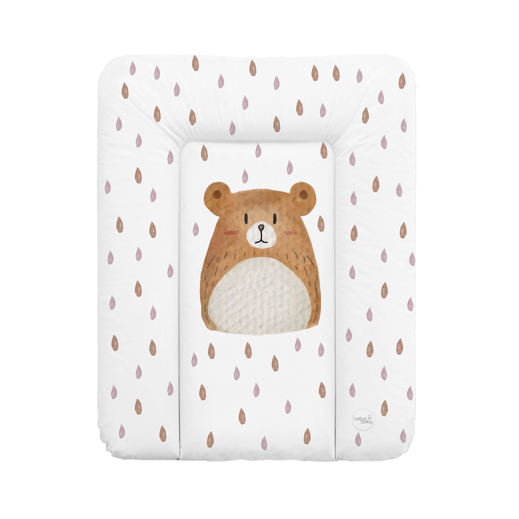 CEBA BABY Podložka prebaľovacia mäkká malá (50x70) Basic Bear Buddy