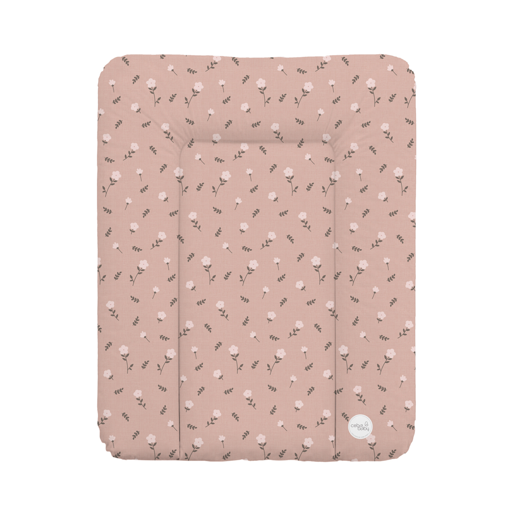 CEBA BABY Podložka prebaľovacia mäkká malá (50x70) Basic Petite Blossoms