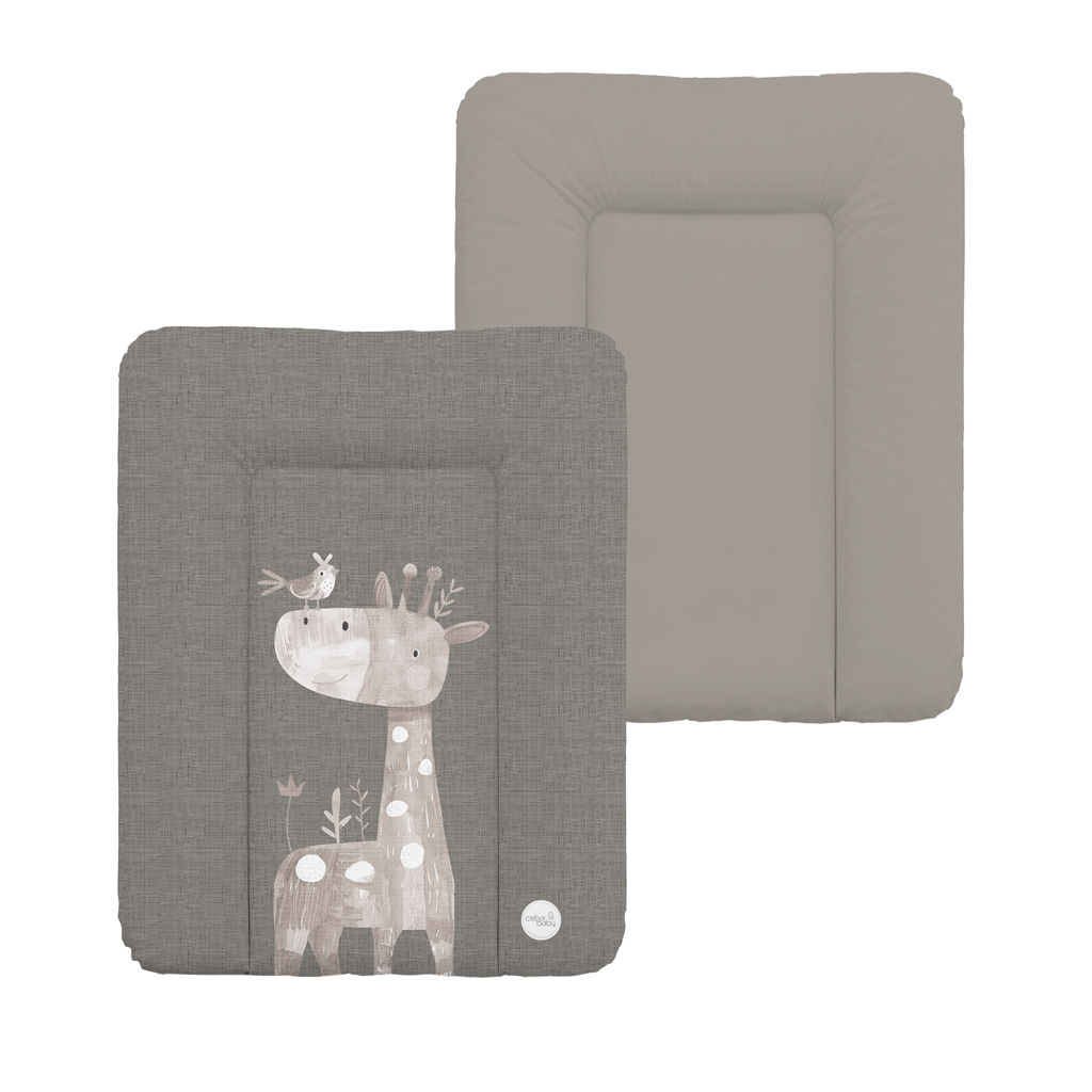 CEBA BABY Podložka prebaľovacia mäkká malá (50x70) Basic Friendly Giraffe