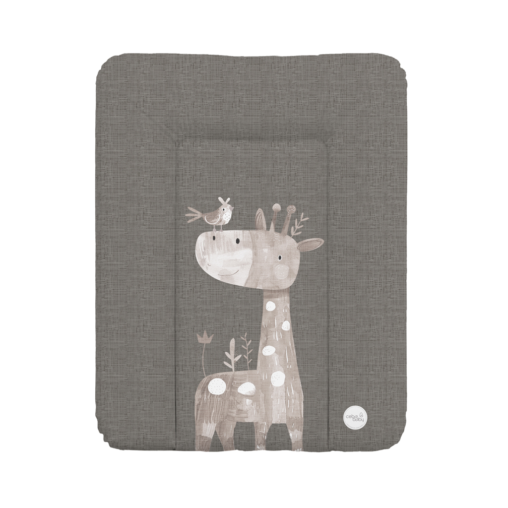 CEBA BABY Podložka prebaľovacia mäkká malá (50x70) Basic Friendly Giraffe