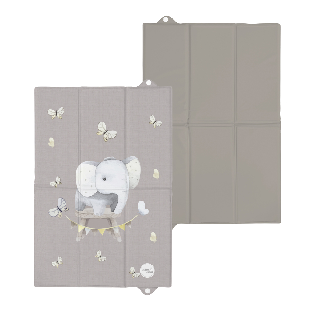 CEBA BABY Podložka prebaľovacia cestovná (60x40) Basic Little Elephant