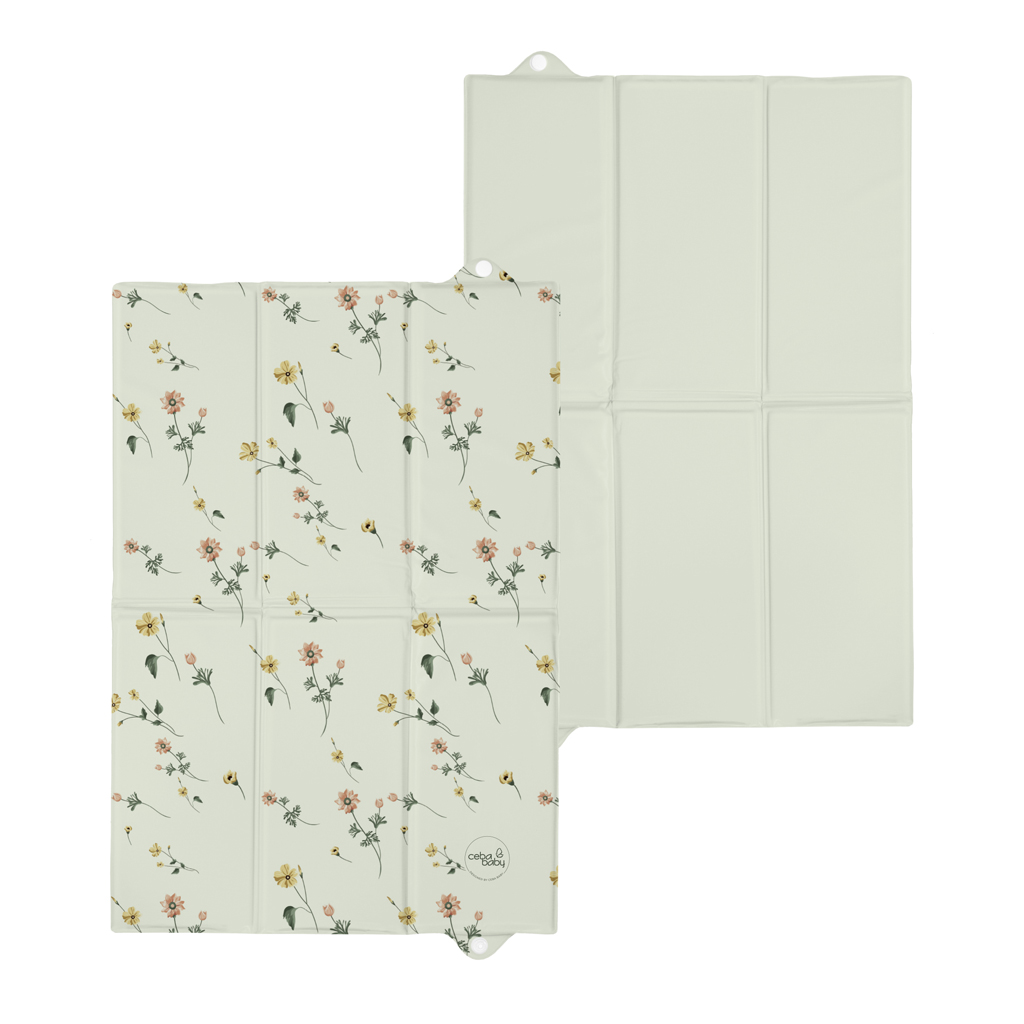 CEBA BABY Podložka prebaľovacia cestovná (60x40) Basic Floral Breeze