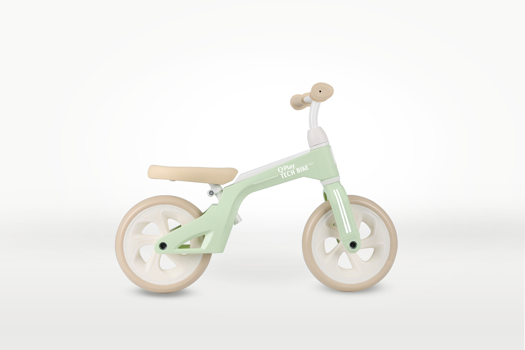 QPLAY Odrážedlo Tech Mint, věk 2-4 roky, do 30 kg