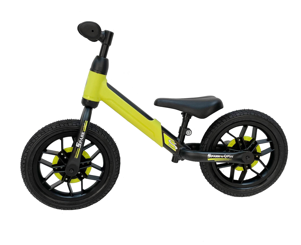 QPLAY Odrážedlo Spark Green, věk 3-6 let, do  30 kg