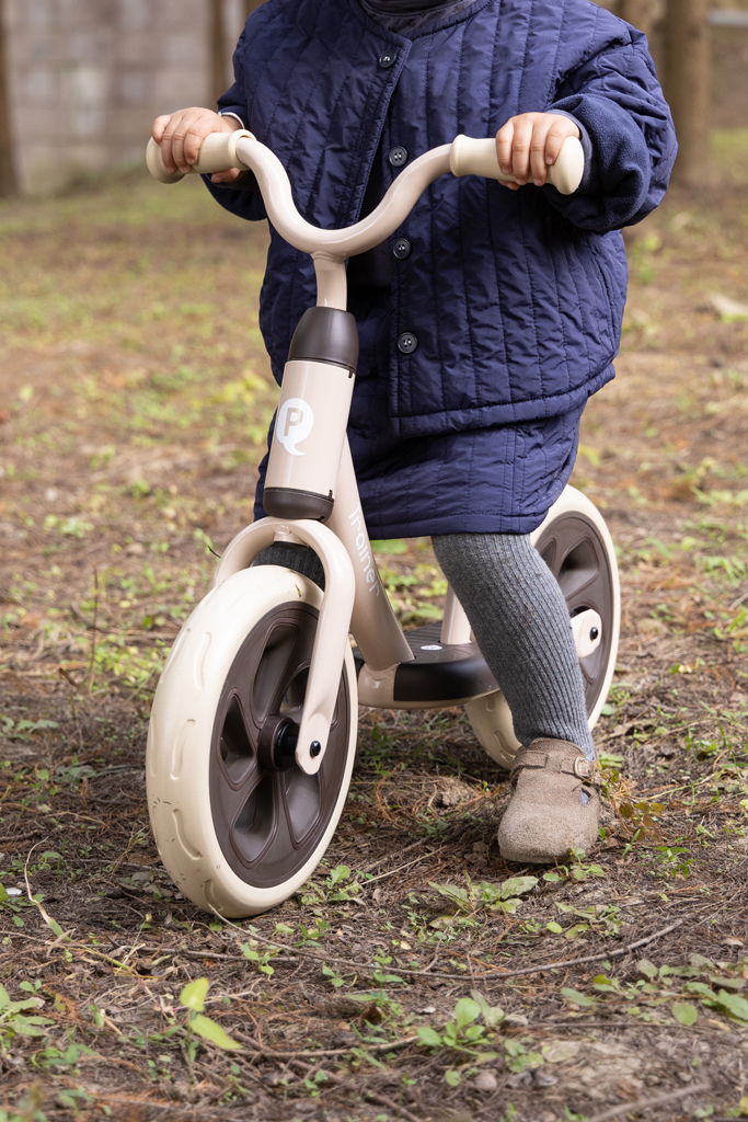 QPLAY Odrážedlo Trainer Silver, věk 2-4 roky