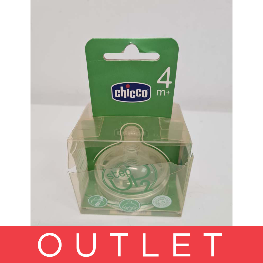 CHICCO Dudlík Step Up 2 rychlý průtok 4m+ 2 ks