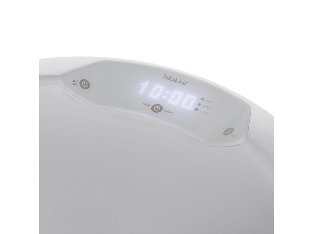 BÉBÉ-JOU Sada digitálna kúpacia Sense Plus 8 dielna Light Grey