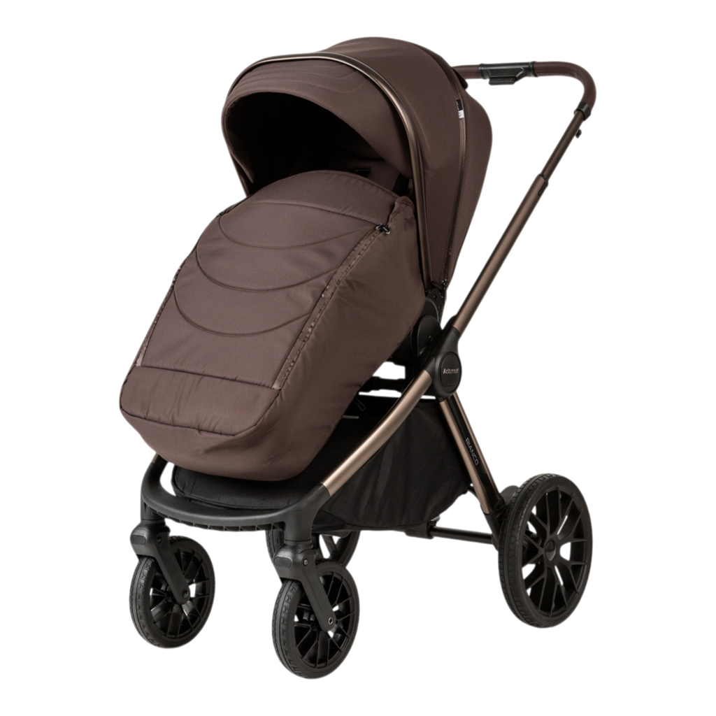 ADAMEX Kočík kombinovaný Bianco 13 Chocolate Brown