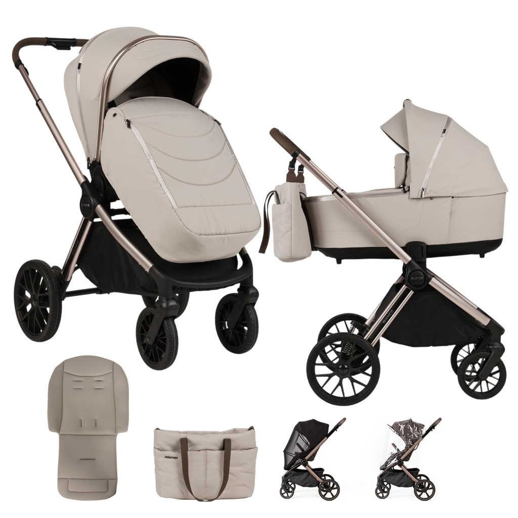ADAMEX Kočík kombinovaný Bianco 9 Champagne Beige