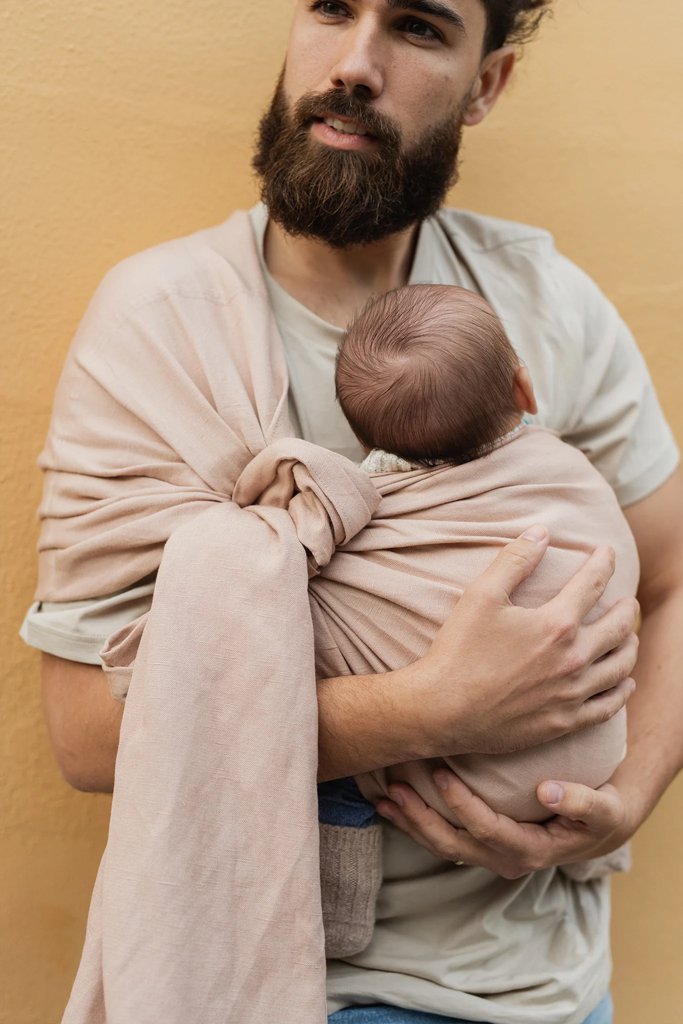 BOBA Nosič dětí / šátek Ring Wrap - Peony