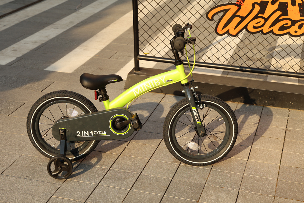 QPLAY Bicykel Miniby 3v1 Green, vek 2 - 8 rokov