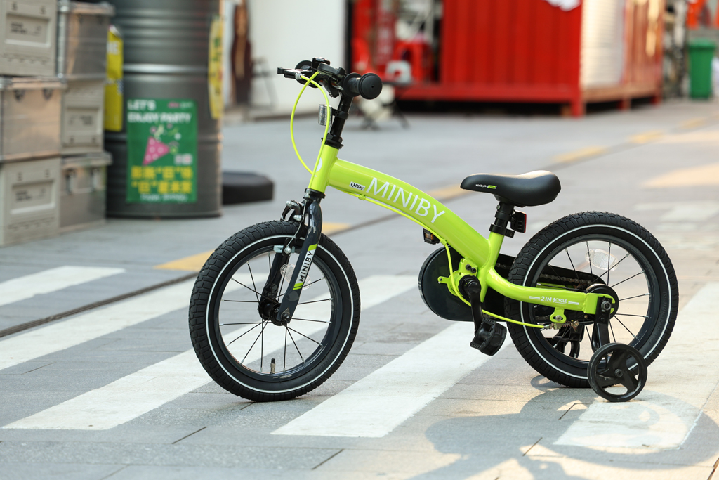 QPLAY Bicykel Miniby 3v1 Green, vek 2 - 8 rokov