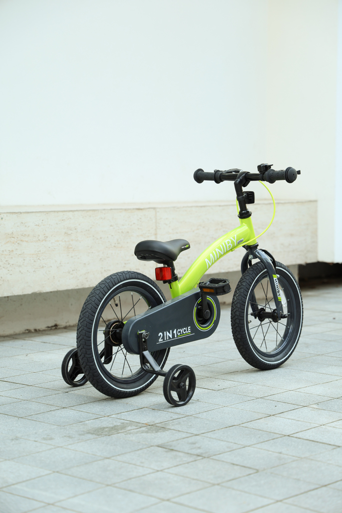QPLAY Bicykel Miniby 3v1 Green, vek 2 - 8 rokov