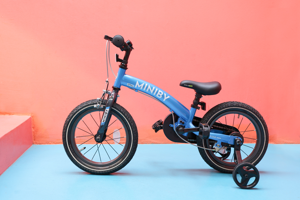 QPLAY Bicykel Miniby 3v1 Blue, vek 2 - 8 rokov