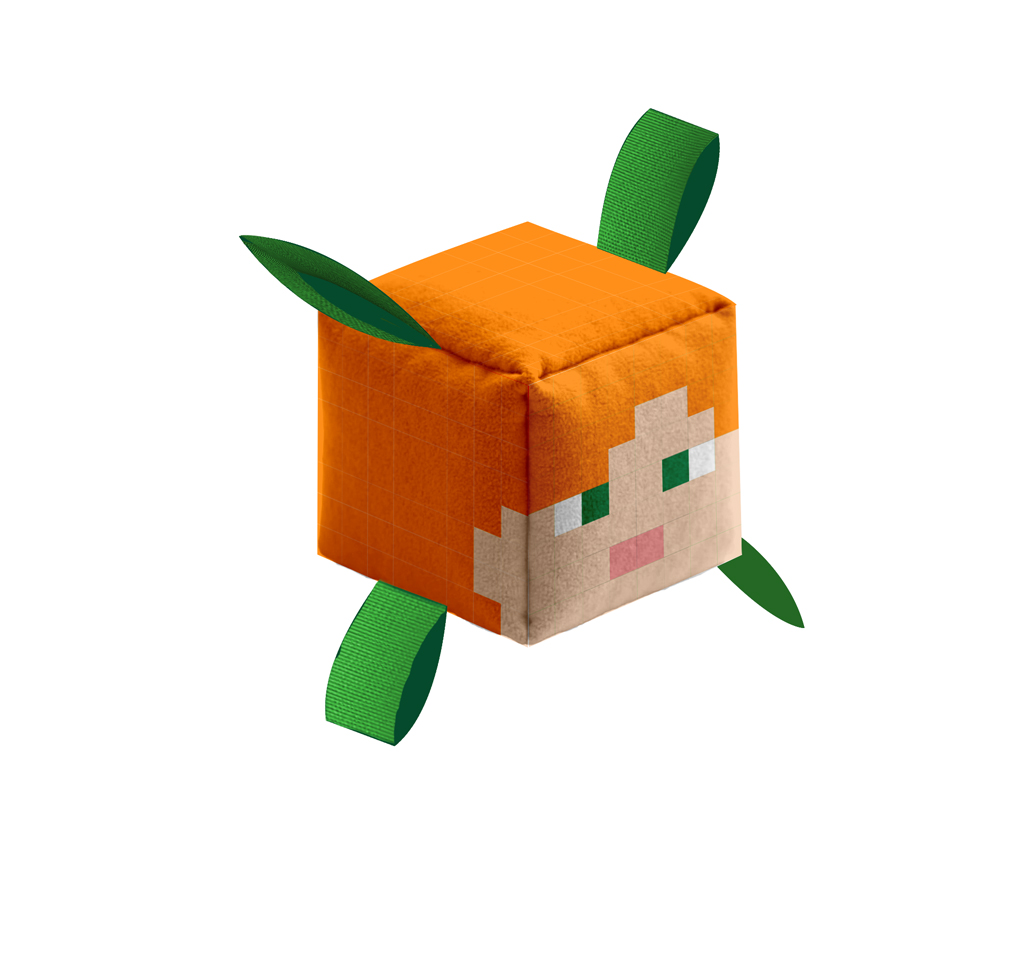 MINECRAFT Hračka pro psy žvýkací blok Alex