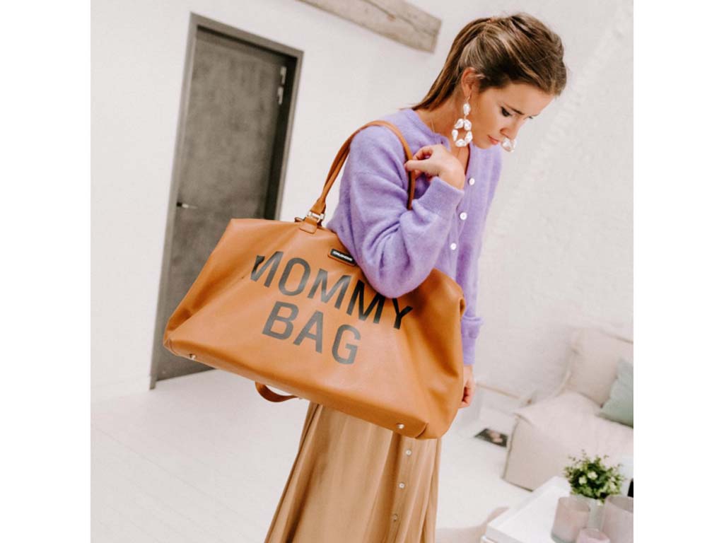 CHILDHOME Prebaľovacia taška Mommy Bag Brown