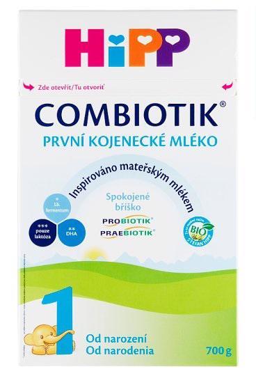 Mlieko dojčenské 1 počiatočné BIO Combiotik 700g Hipp