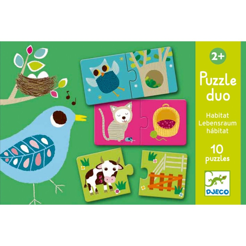 DJECO Puzzle duo Pelíšky