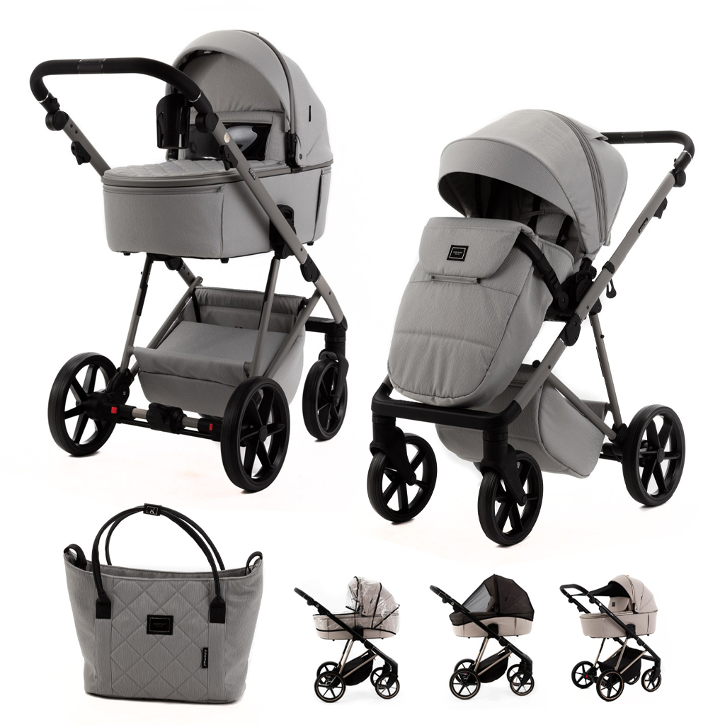 ADAMEX Kočárek kombinovaný Delta Natura Moon