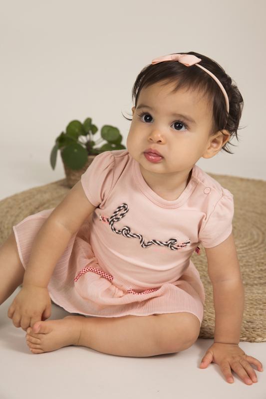 DIRKJE Šaty 68 Smokey Pink