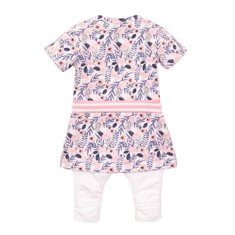 DIRKJE Set 2dielny šaty 86 White+Multicolor