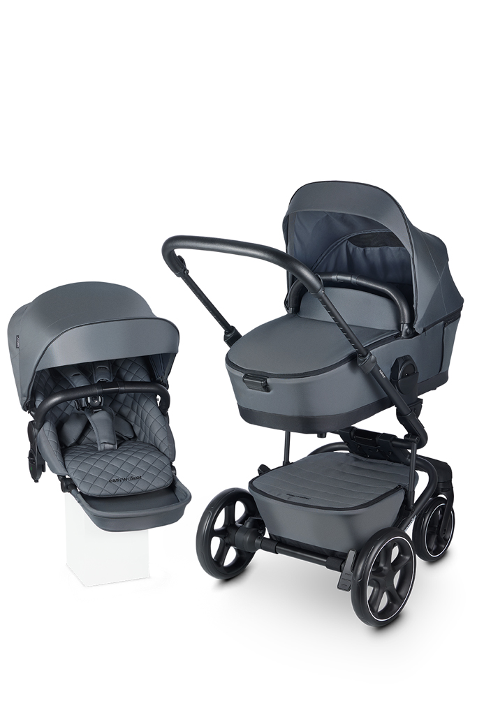 EASYWALKER Kočík kombinovaný Harvey⁵ Premium Mineral Grey XXL RWS