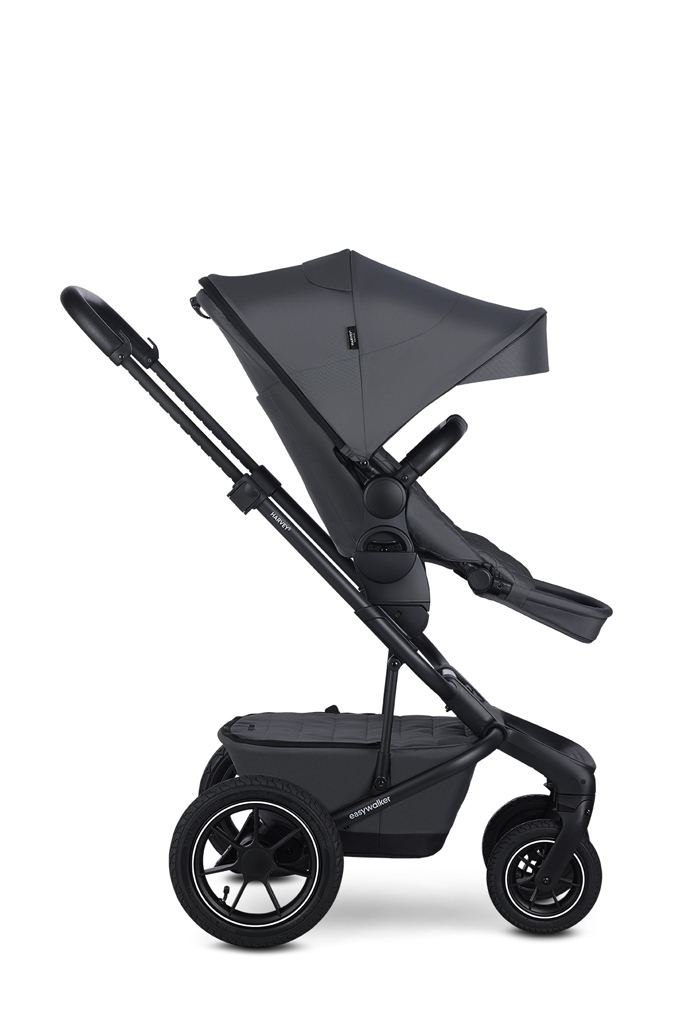 EASYWALKER Kočík kombinovaný Harvey⁵ Premium Mineral Grey XXL AIR