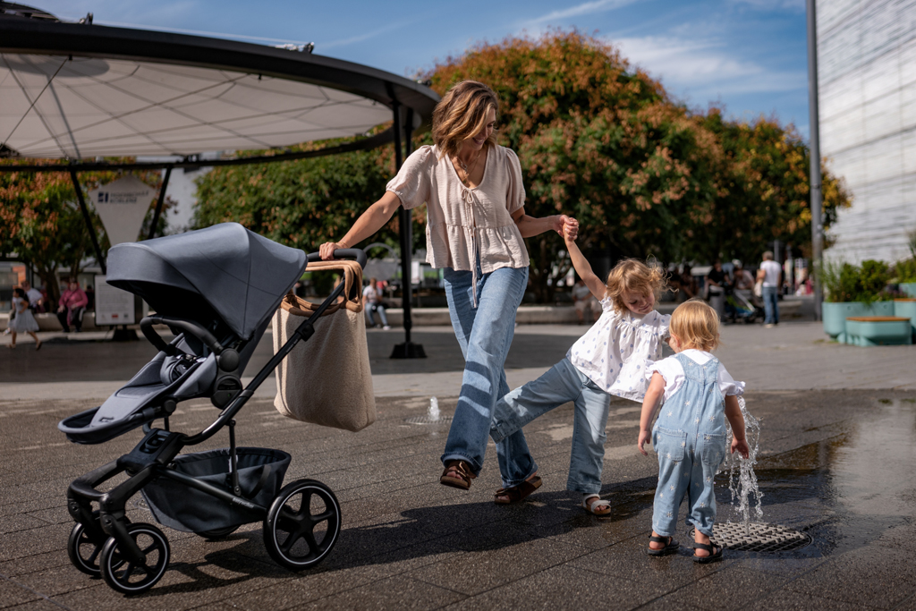 EASYWALKER Set XL kočárek kombinovaný Harvey NXT s příslušenstvím Mocha Brown