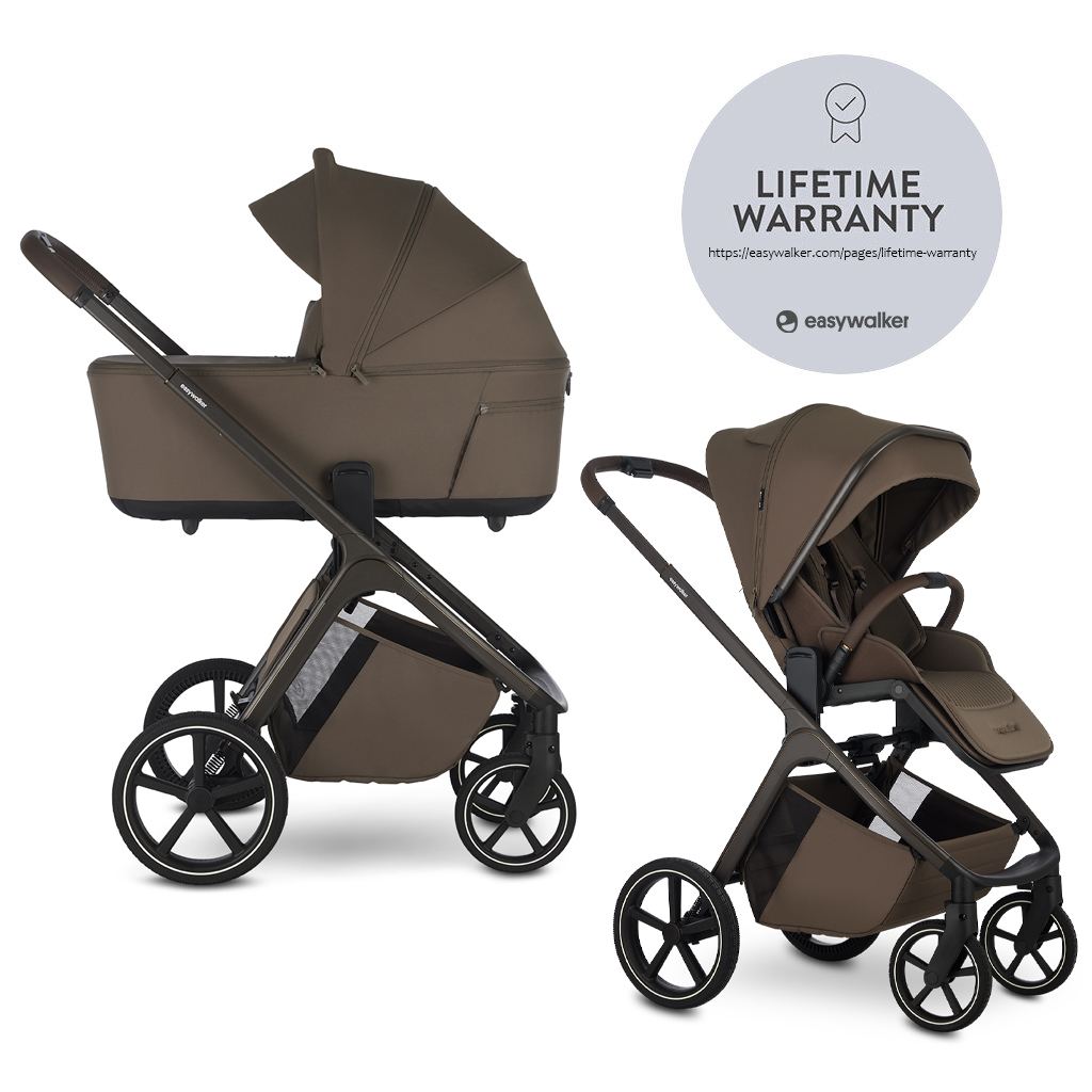 EASYWALKER Kočík kombinovaný Zoey Go Chestnut Brown