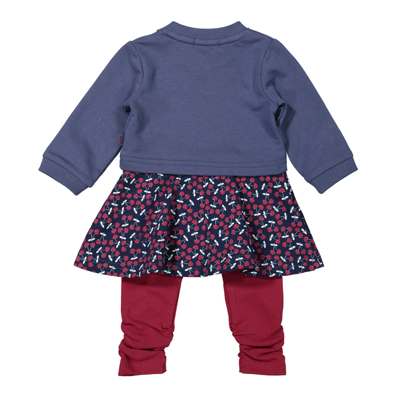 DIRKJE Set 2.d šaty + legíny Blue dievča 56