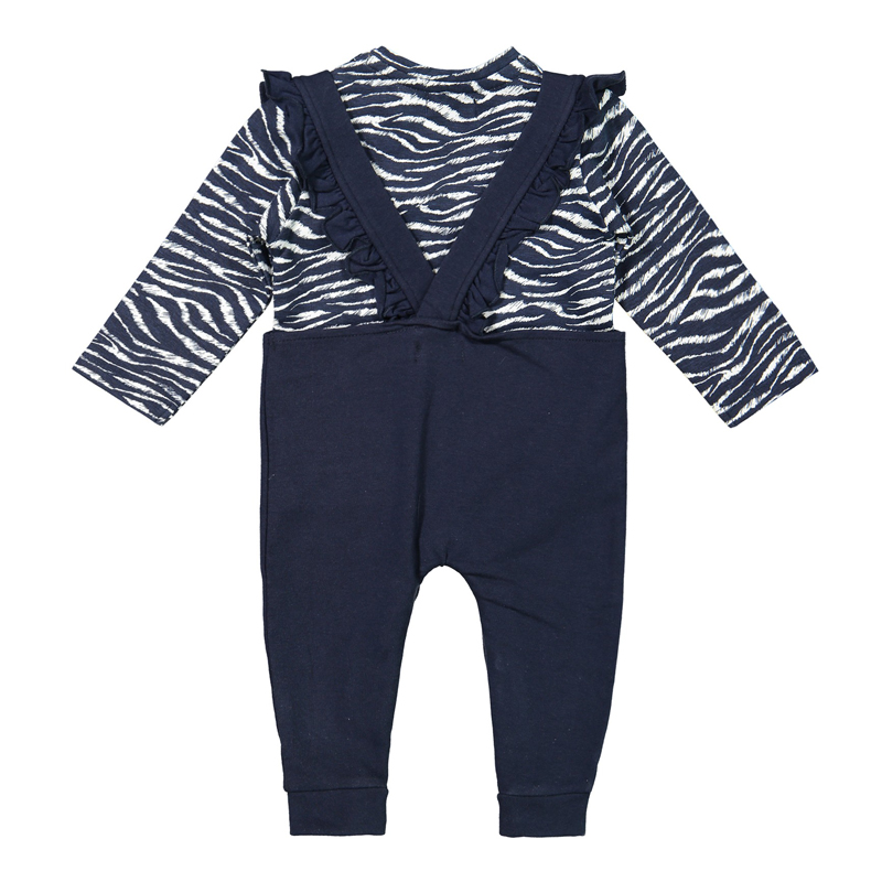 DIRKJE Set 2.d nohavice s trakmi + tričko Modrý dievča 56