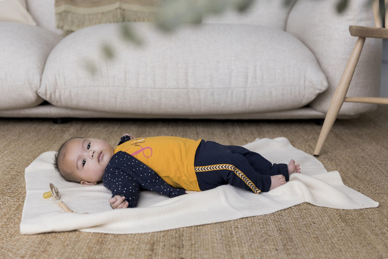 DIRKJE Set 3.d mikina + tričko + nohavice Modrý dievča 56