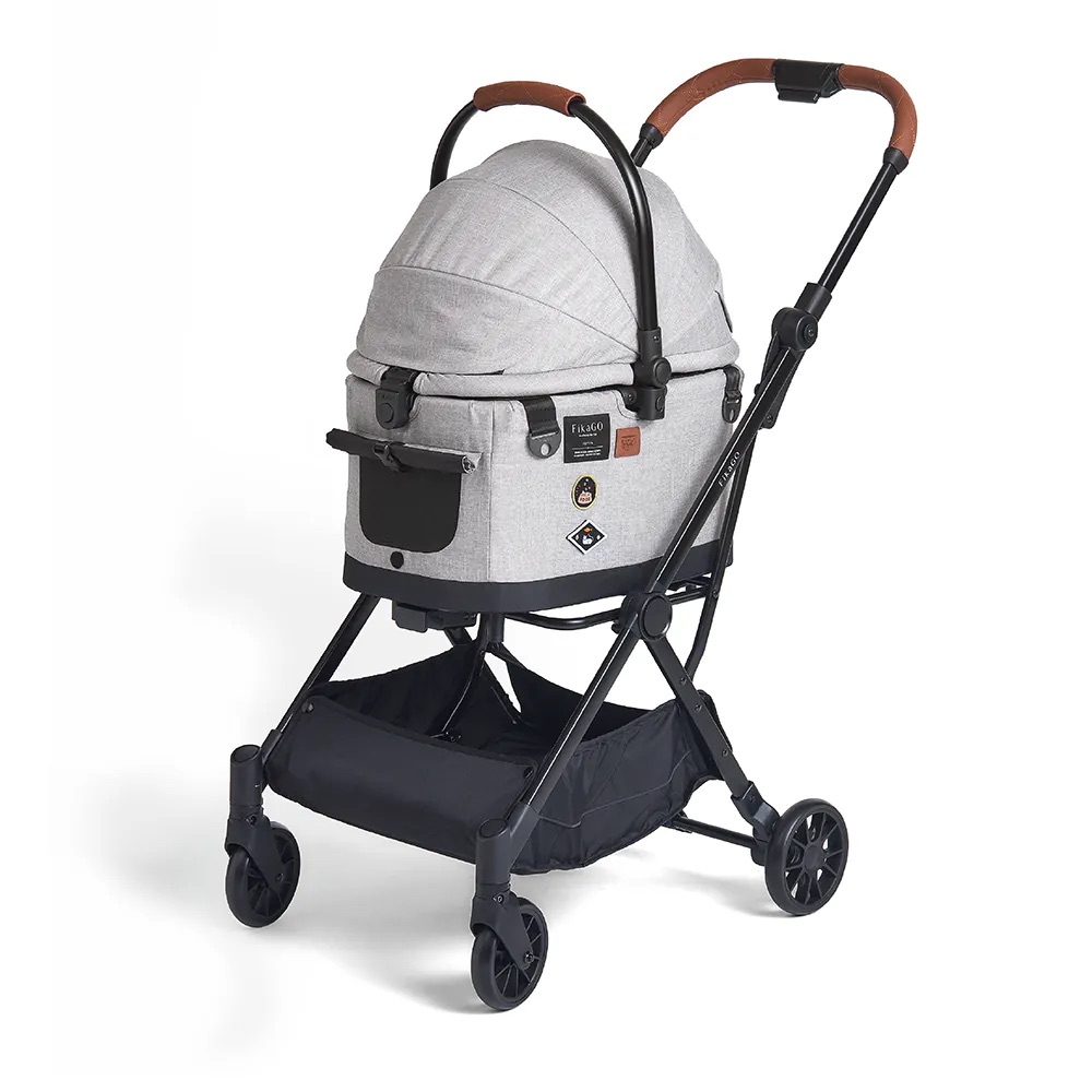 FIKAGO Kočárek pro kočky / psy Flytta Plus Grey Husky