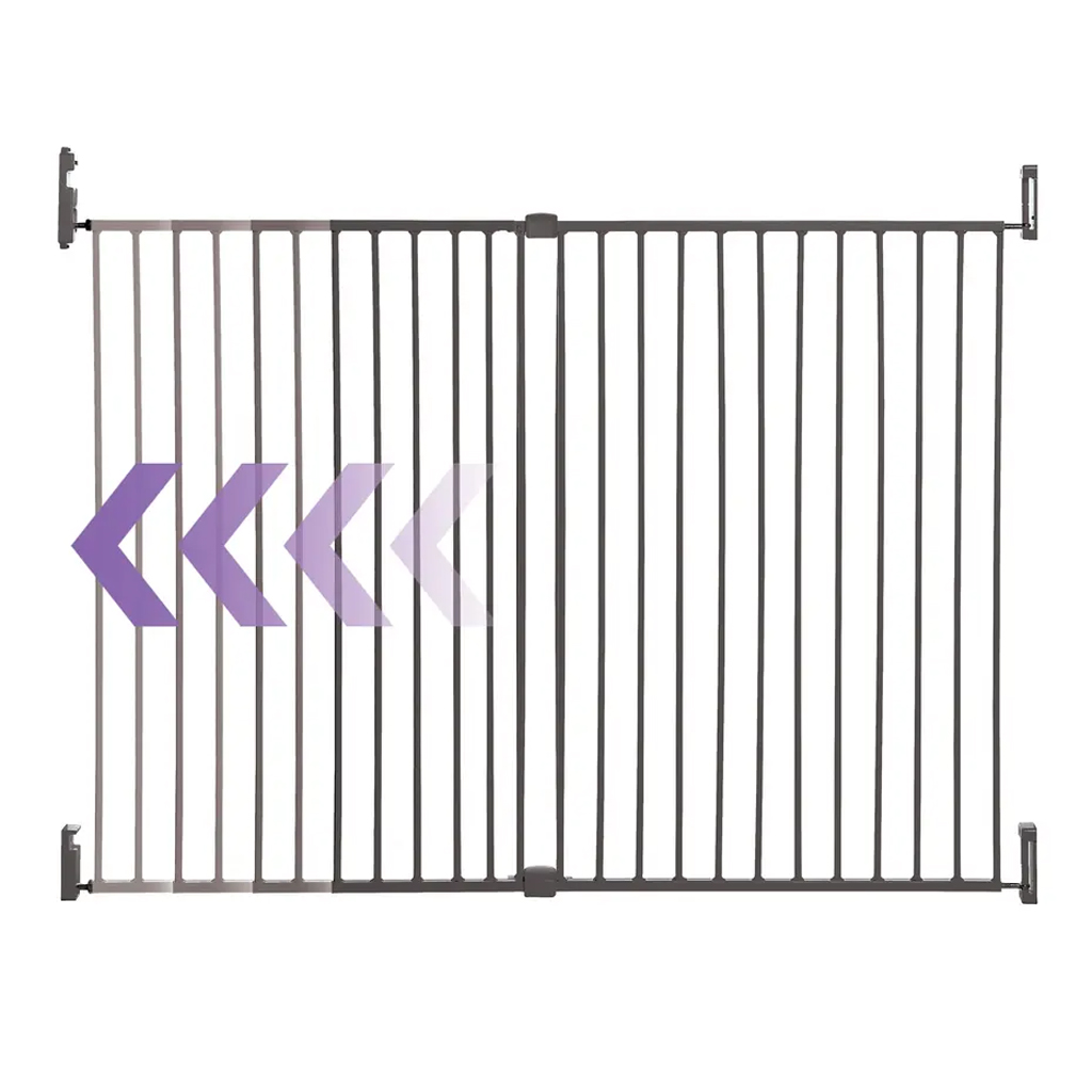 DREAMBABY Zábrana bezpečnostná Broadway 2-panelová extra široká 76-134,5 cm biela