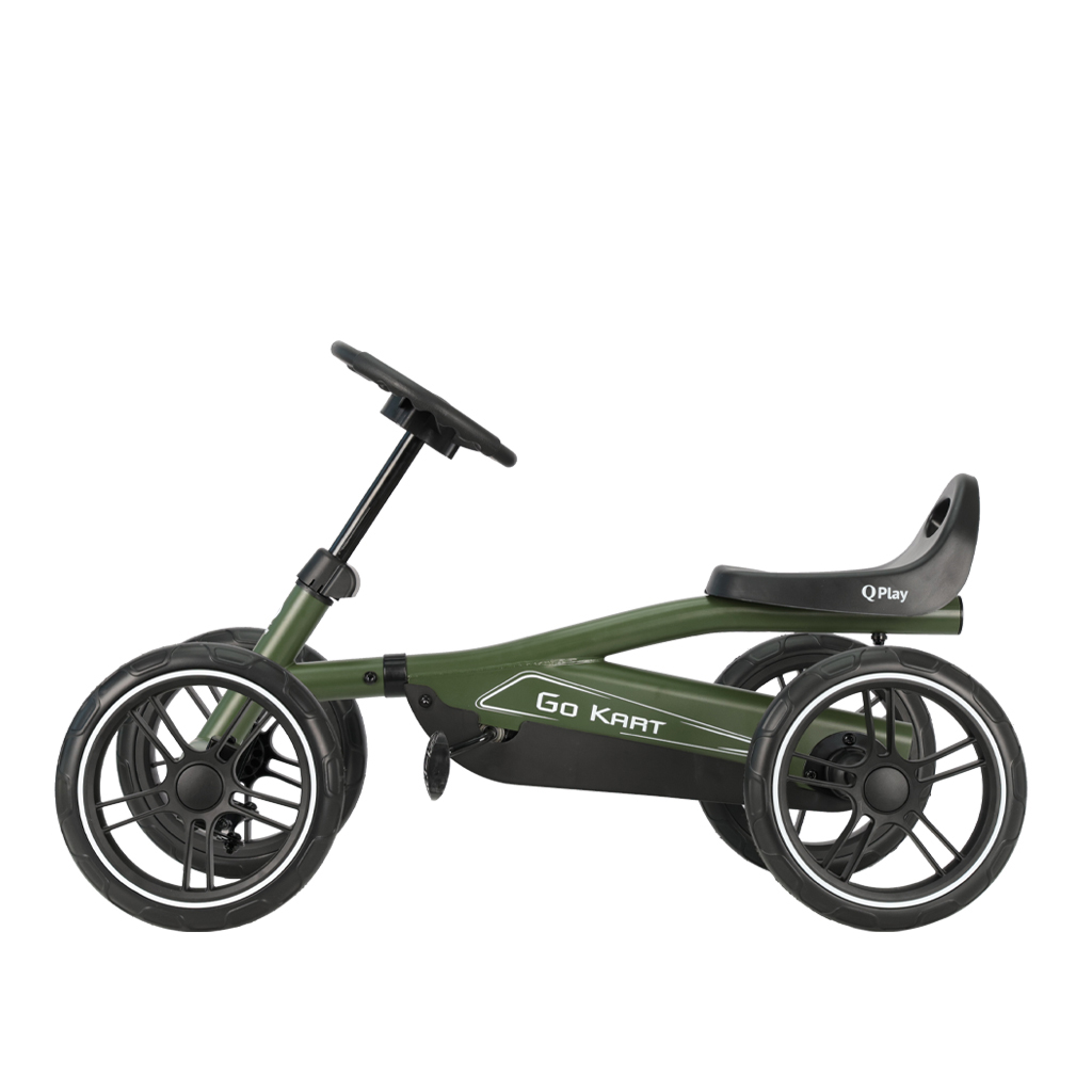 QPLAY Štvorkolka Go Kart Army Green, 3r+
