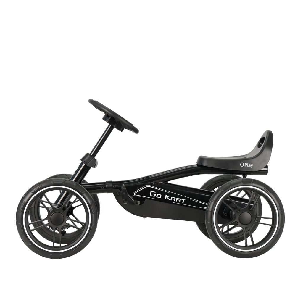 QPLAY Štvorkolka Go Kart Black, 3r+