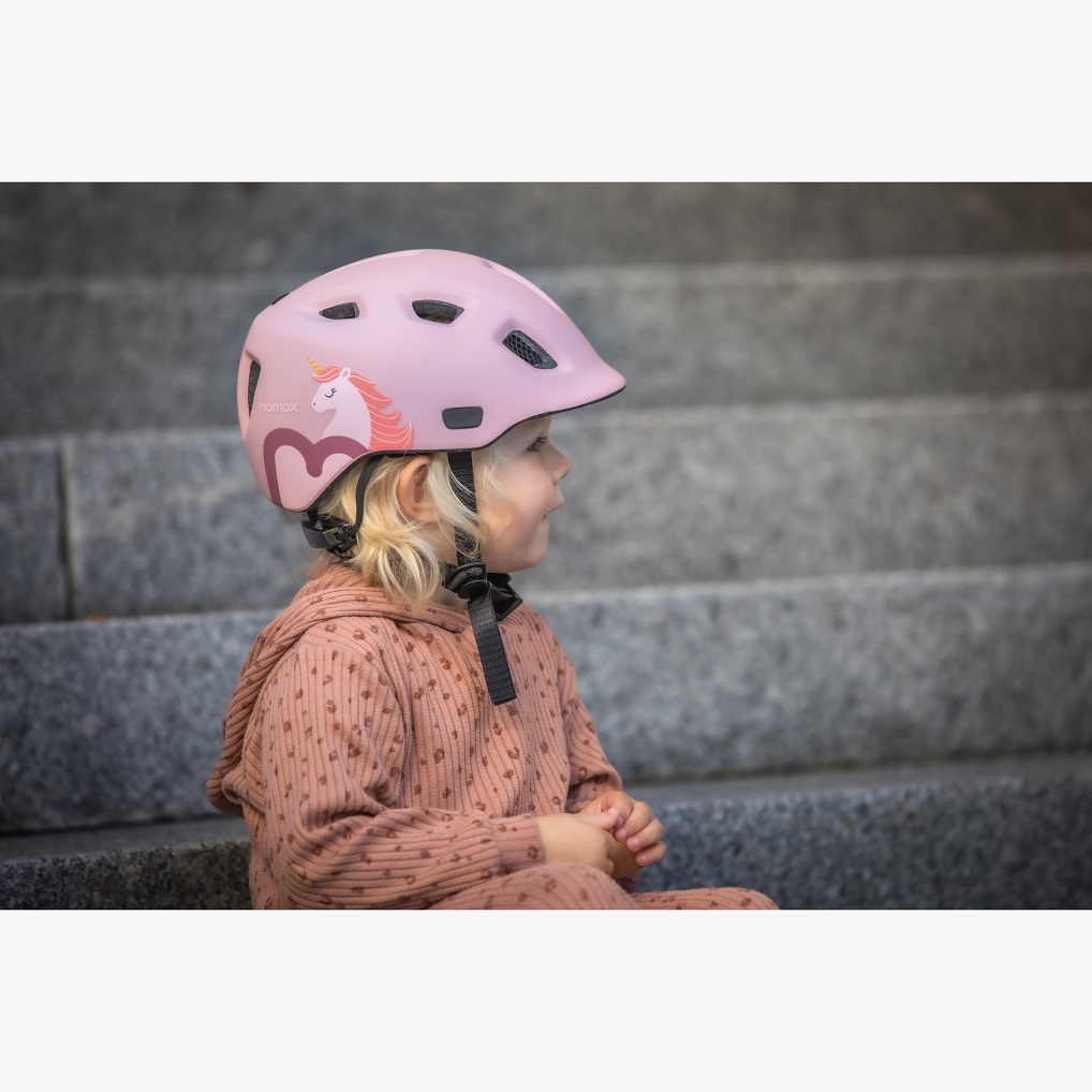 HAMAX Cyklohelma Thundercap Pink Unicorn 47-52