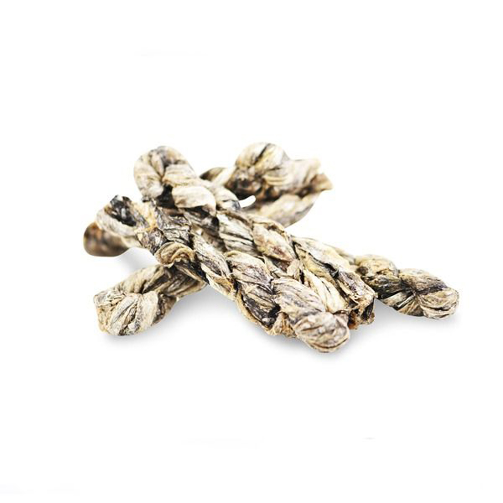 FISH4DOGS Maškrty pre psov DENTAK SEA morská ryba - závitky 500g