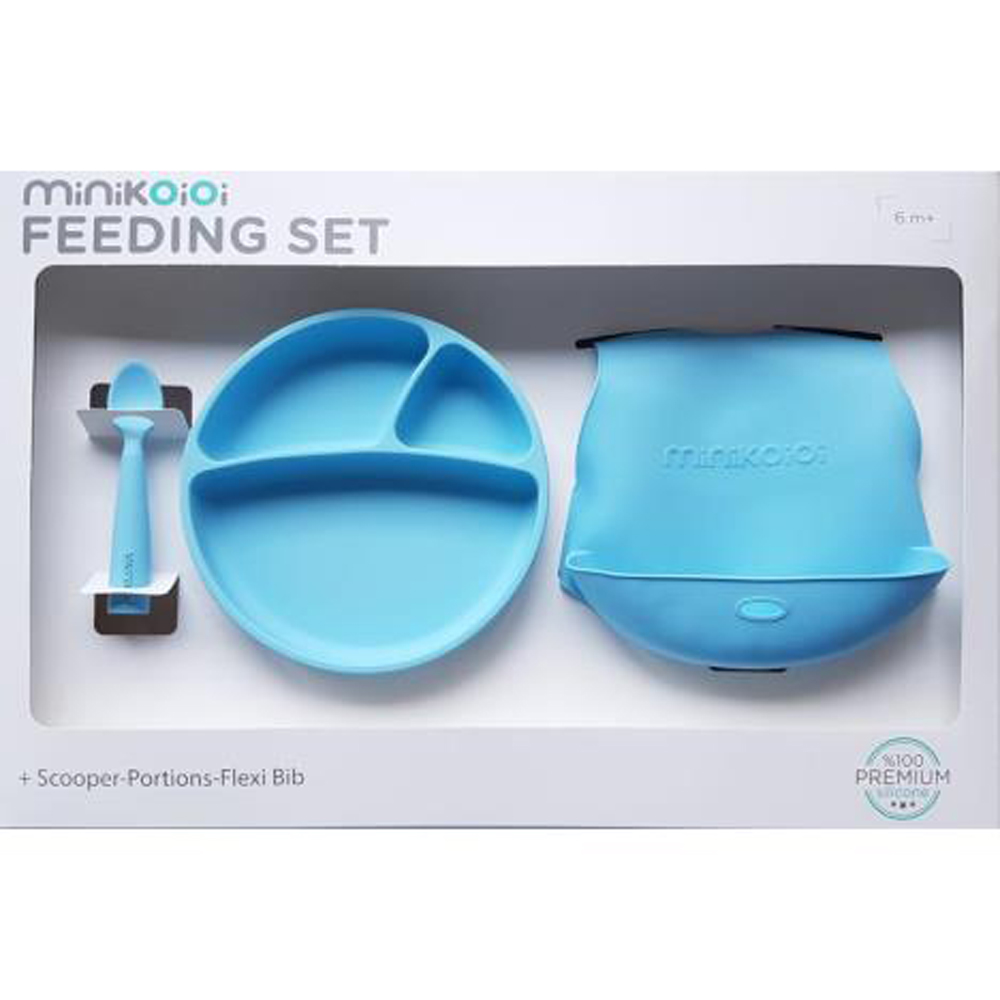 MINIKOIOI Set na stolovanie - Blue