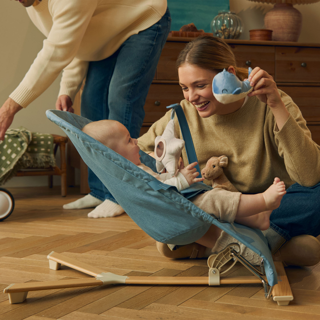 KINDERKRAFT Lehátko pohupujúce Mimi Nordic Breeze, do 9kg