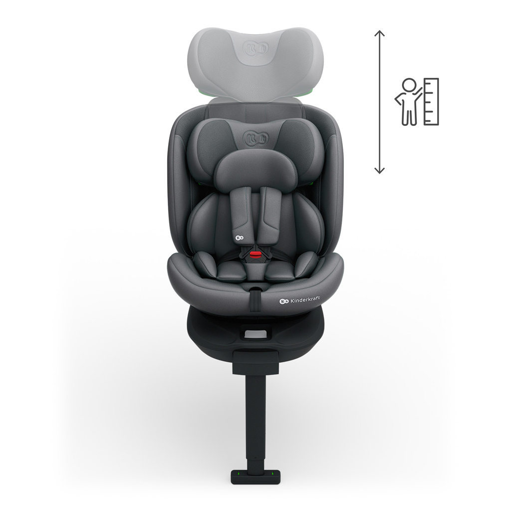 KINDERKRAFT Autosedačka i-360 2 Plus (40-150 cm) Grey
