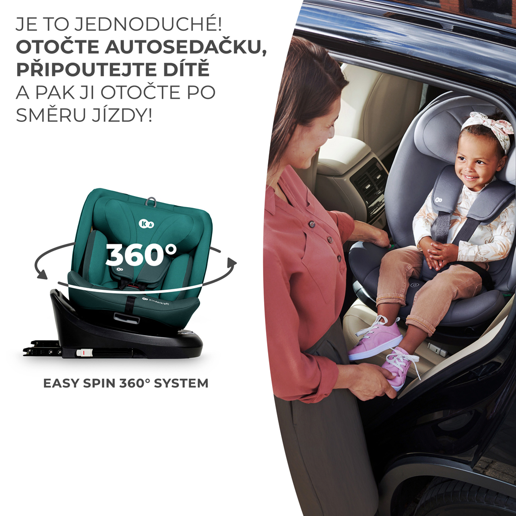 KINDERKRAFT Autosedačka I-Grow I-size 40-150 cm Blue