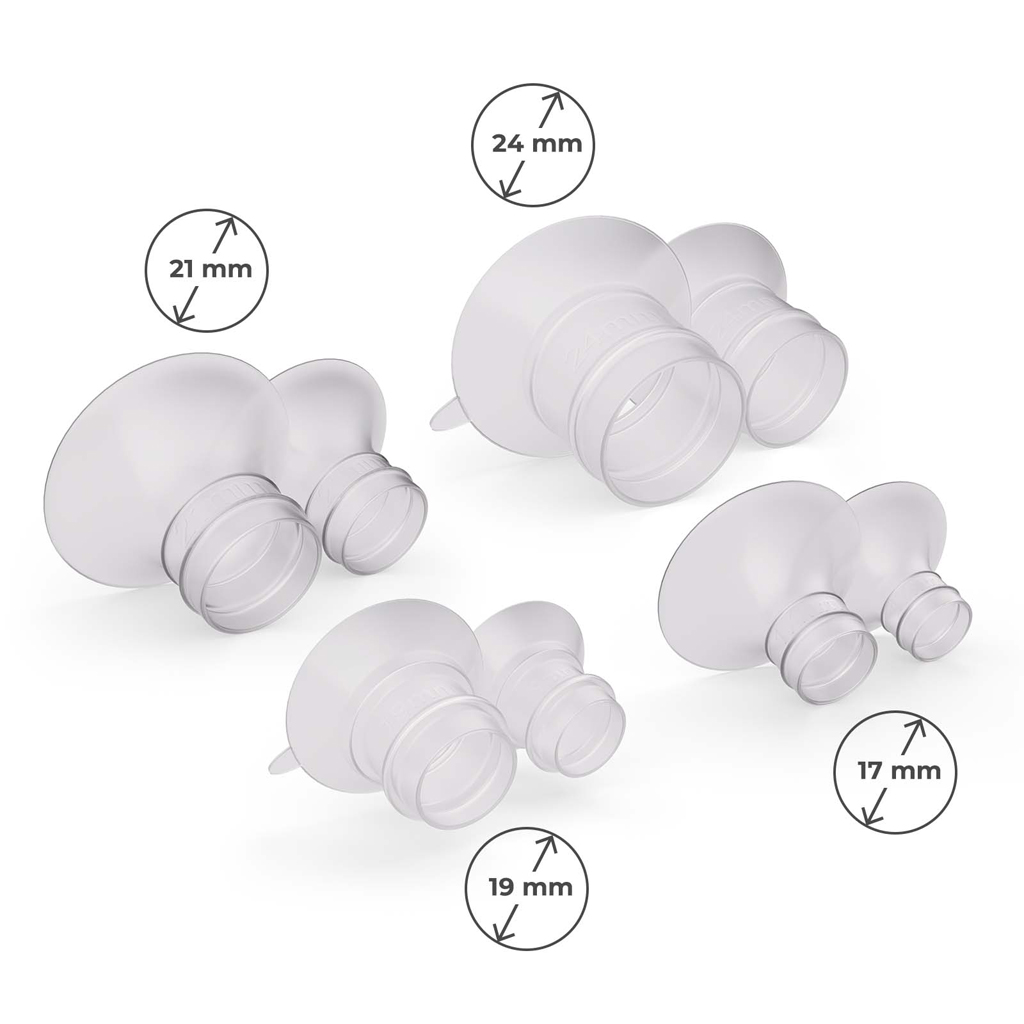 KINDERKRAFT Odsávačka materského mlieka Double Hands-free Gentle Flow Pink