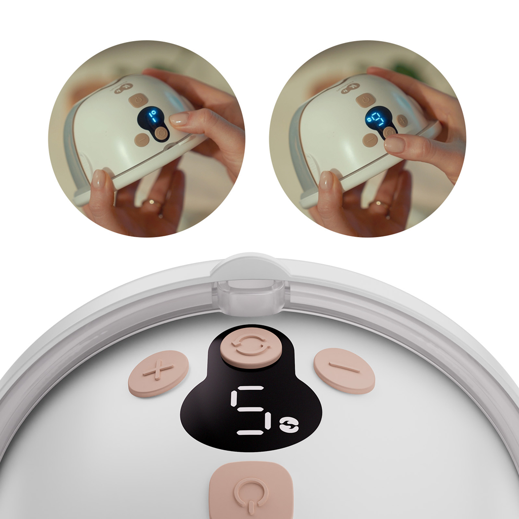 KINDERKRAFT Odsávačka materského mlieka Single Hands-free Mamaflow Gold