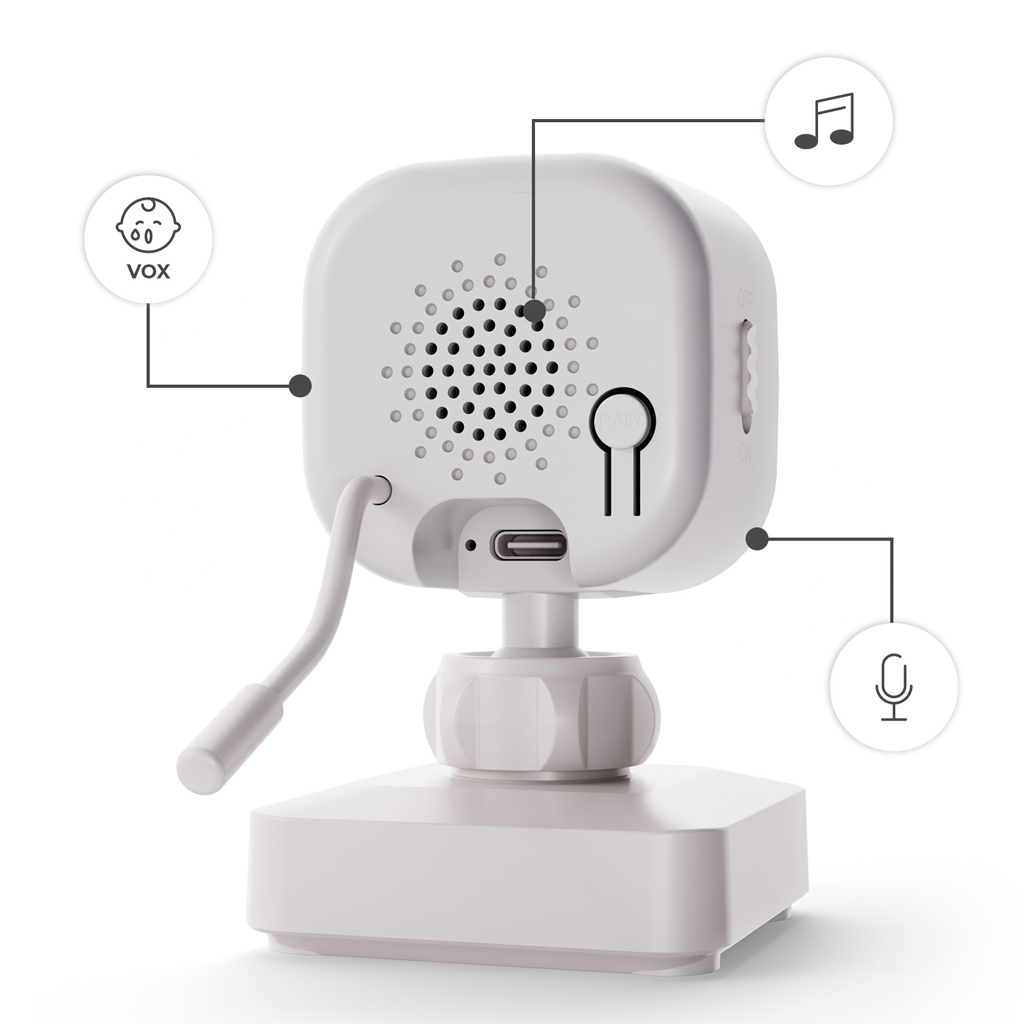 KINDERKRAFT Detská pestúnka bez Wi-Fi Niteeye Travel