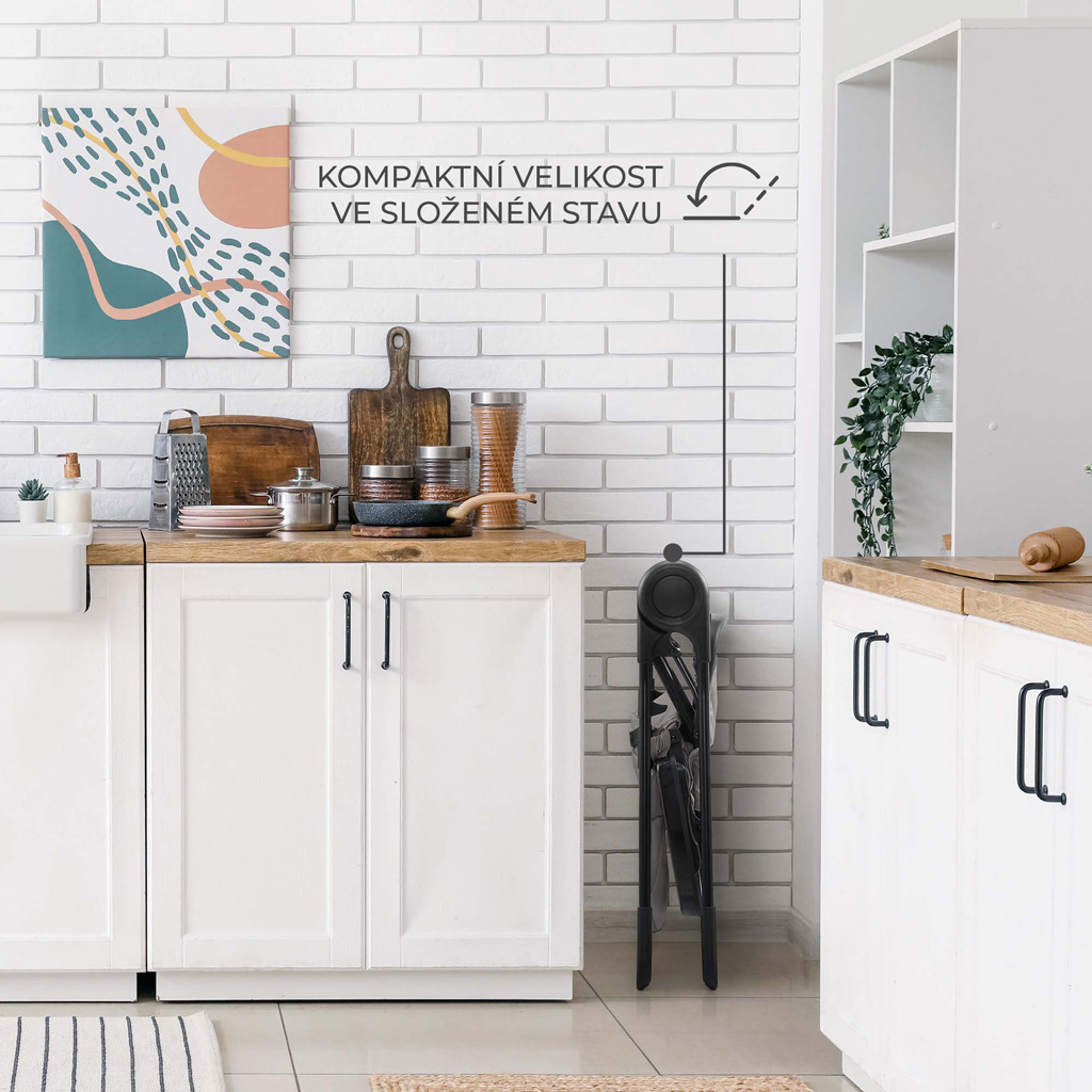 KINDERKRAFT Stolička jedálenská Binci Grey