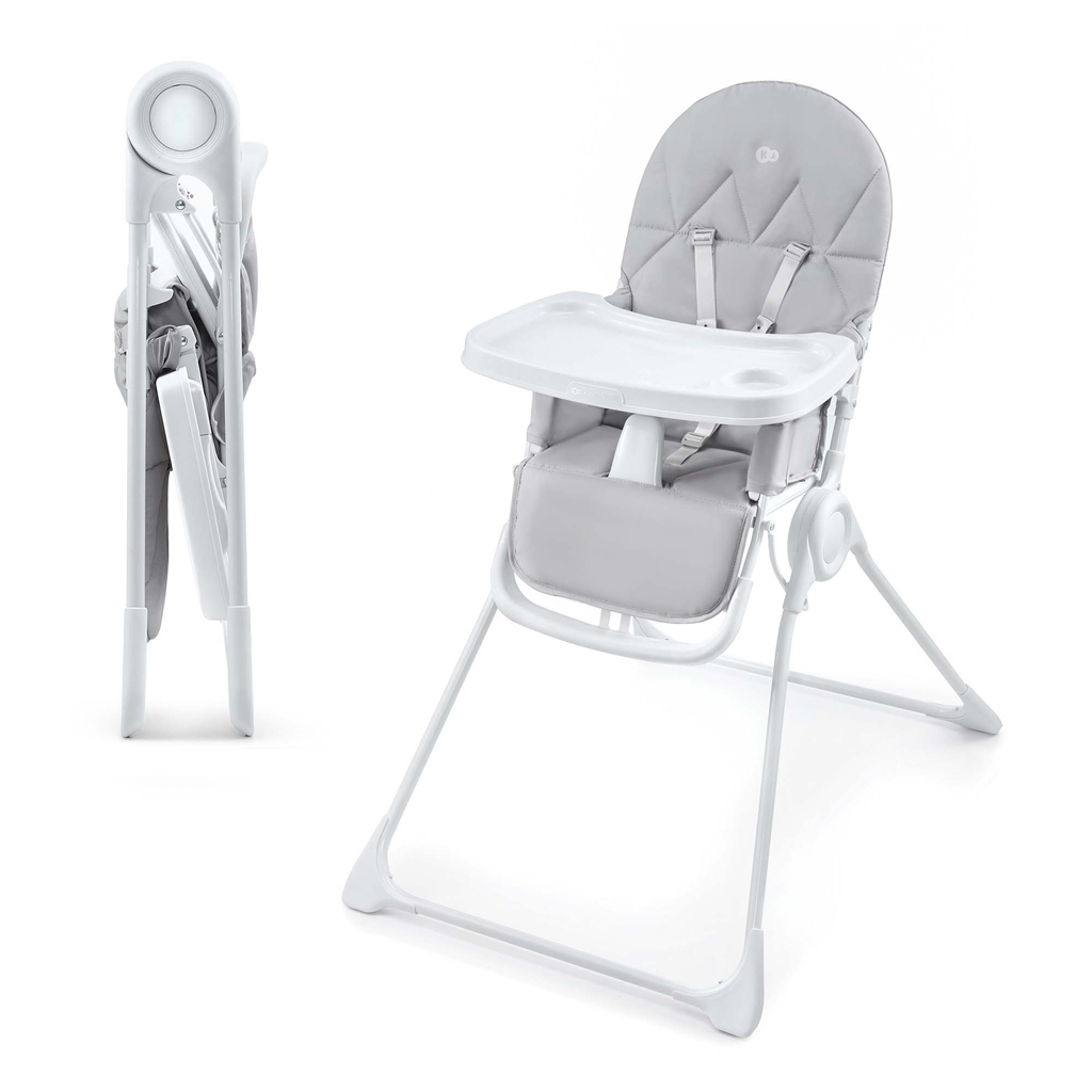 KINDERKRAFT Stolička jedálenská Binci Light Grey