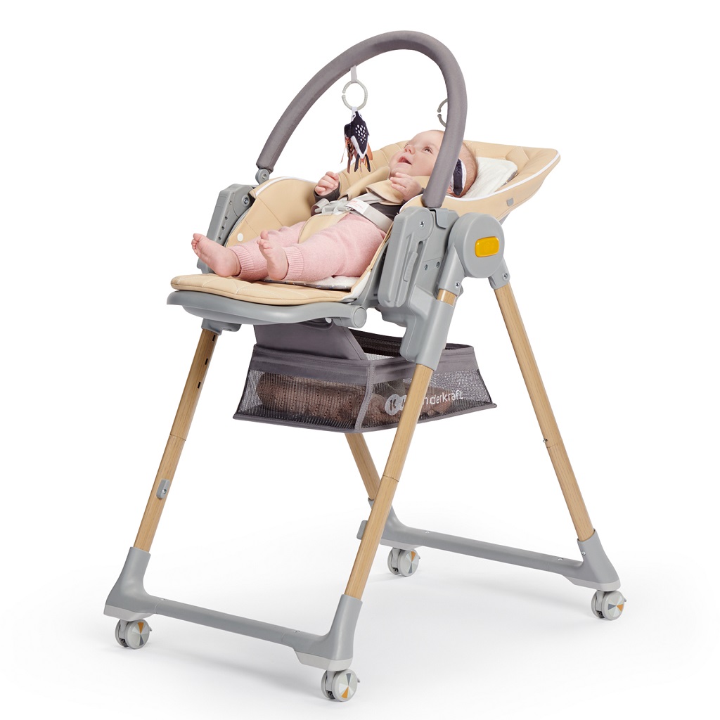 KINDERKRAFT SELECT Stolička jedálenská Lastree Wood, Premium