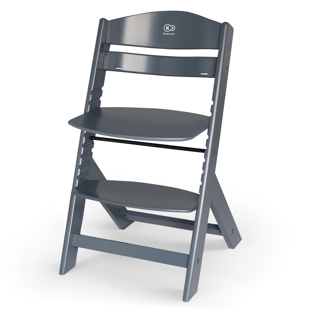 KINDERKRAFT Židlička jídelní Enock Grey