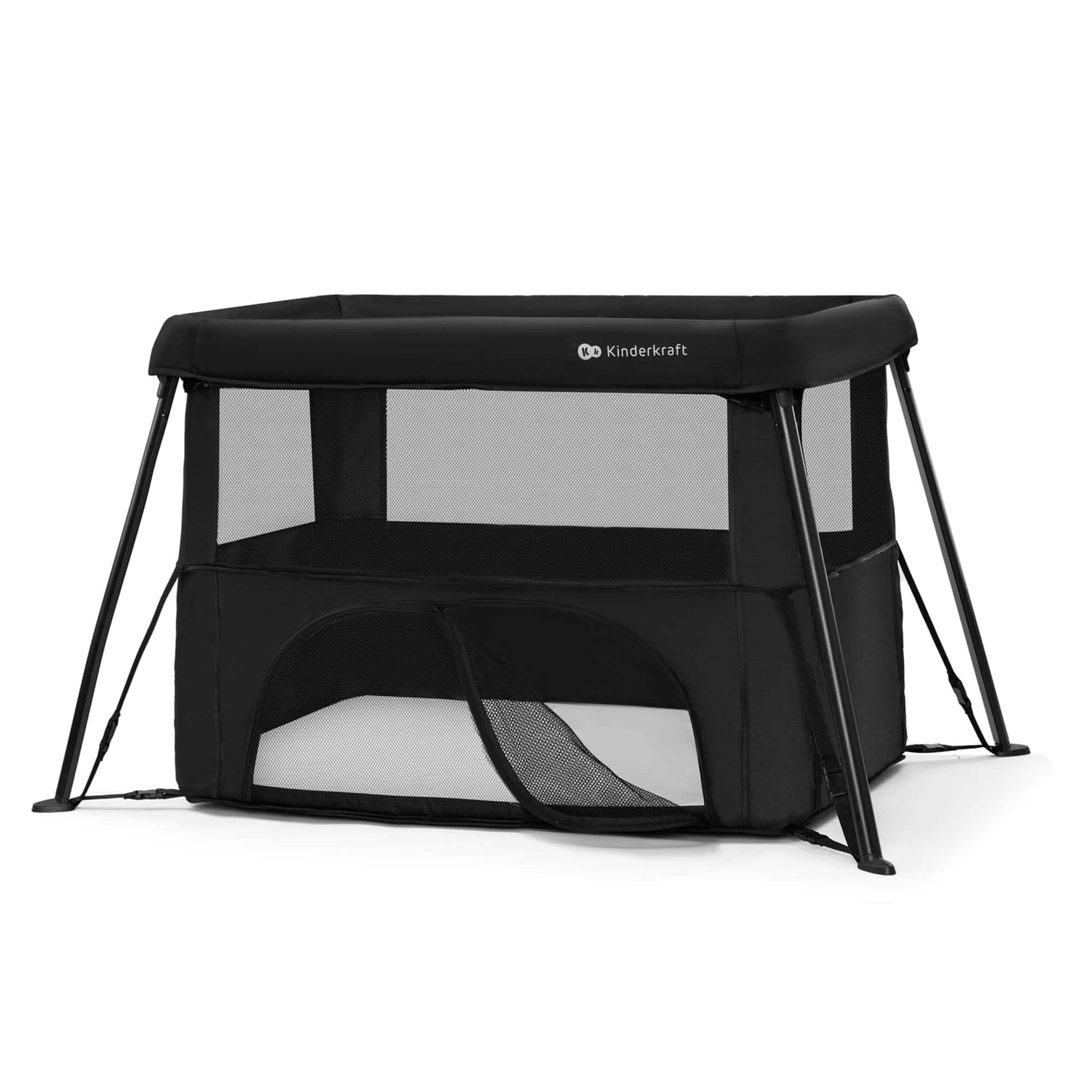 KINDERKRAFT Postieľka cestovná Cami Black